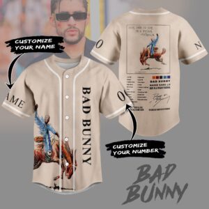 Bad Bunny Baseball Jersey For Men Women And Kids Gift