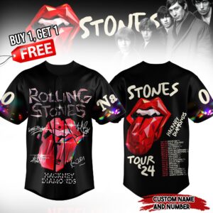 The Rolling Stones Baseball Jersey For Men Women And Kids Gift