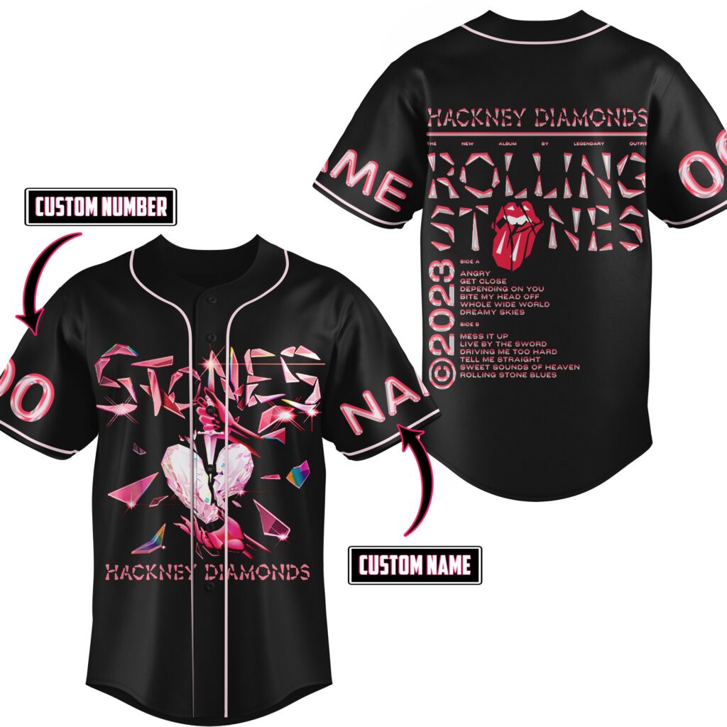 The Rolling Stones Baseball Jersey For Men Women And Kids Gift The Rolling Stones Baseball Jersey For Men Women And Kids Gift