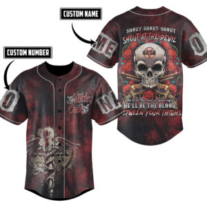 Motley Crue Baseball Jersey For Men Women And Kids Gift for Fans