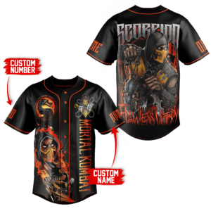 Mortal Kombat Baseball Jersey For Men Women And Kids Gift for Fans