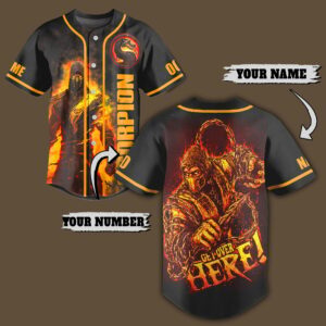 Mortal Kombat Baseball Jersey For Men Women And Kids Gift for Fans