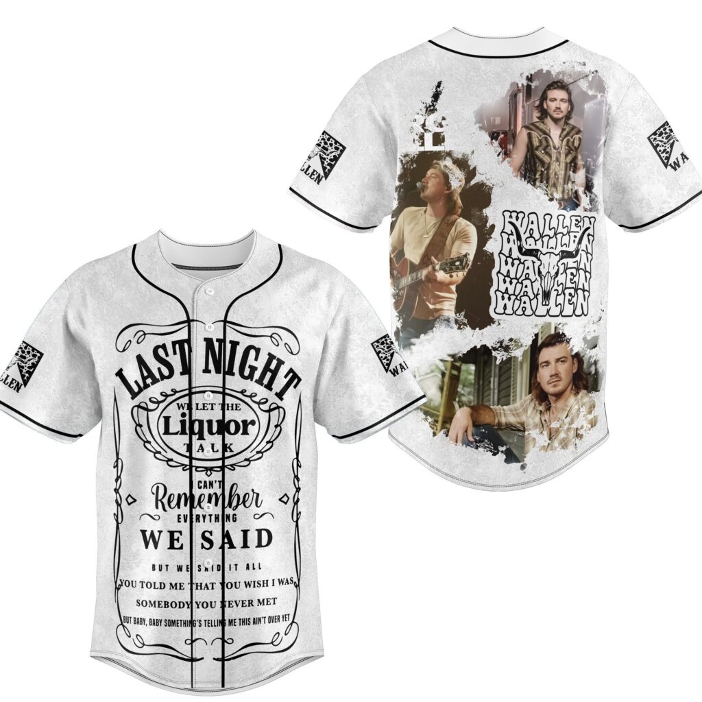 Morgan Wallen Baseball Jersey For Men Women And Kids Gift Morgan Wallen Baseball Jersey For Men Women And Kids Gift