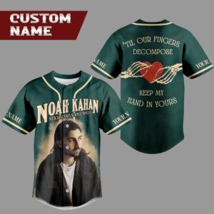 Noah Kahan Baseball Jersey For Men Women And Kids Gift for Fans