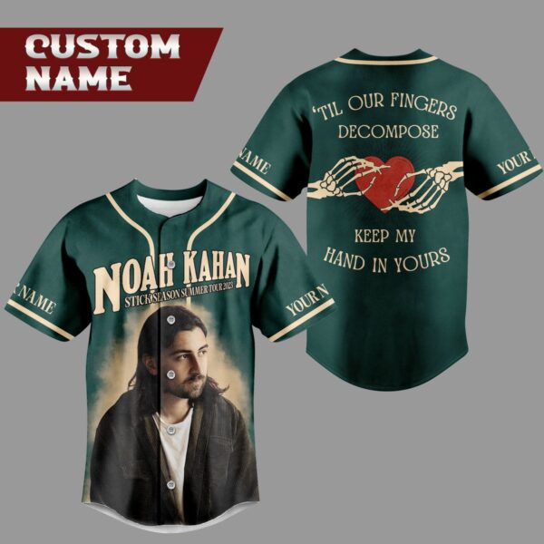 Noah Kahan Baseball Jersey For Men Women And Kids Gift for Fans