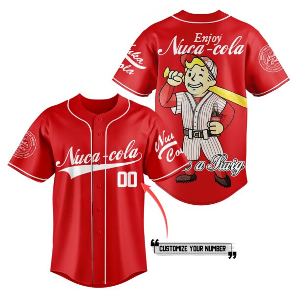 Nuka Cola Baseball Jersey For Men Women And Kids Gift for Fans
