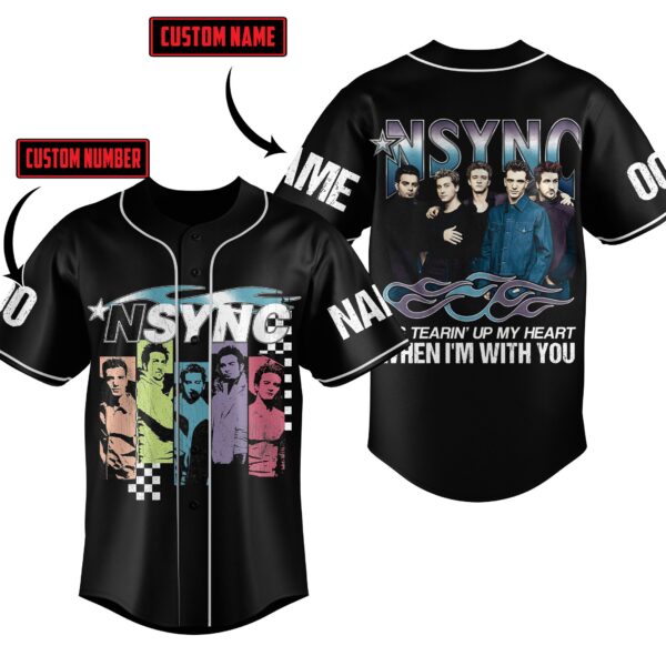 NSYNC Baseball Jersey For Men Women And Kids Gift for Fans