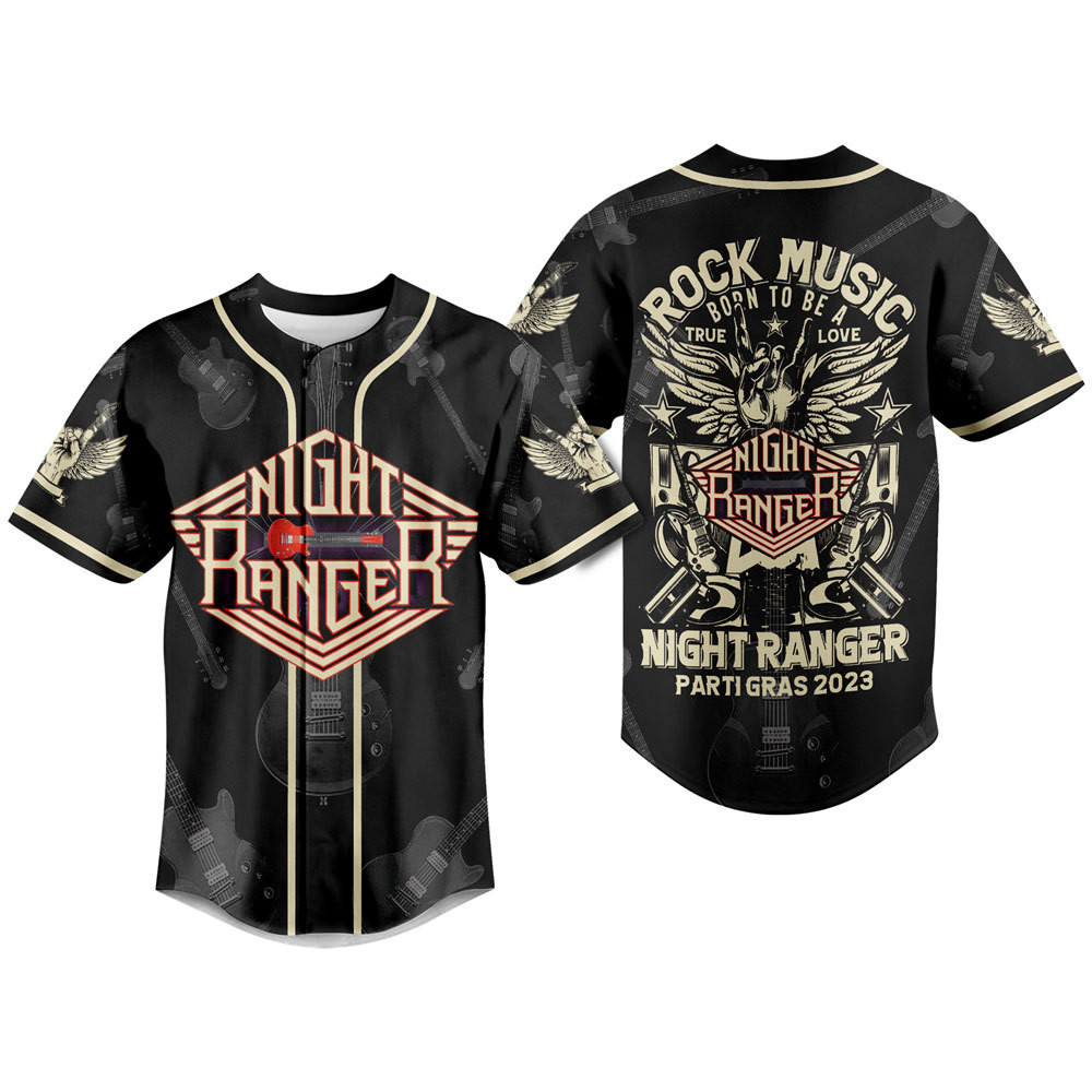 Night Ranger Baseball Jersey For Men Women And Kids Gift for Fans Night Ranger Baseball Jersey For Men Women And Kids Gift for Fans