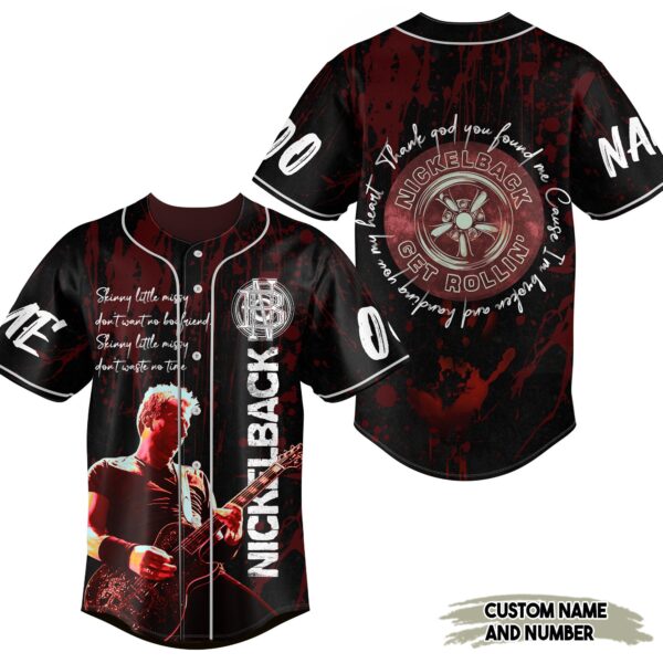 Nickelback Baseball Jersey For Men Women And Kids Gift for Fans