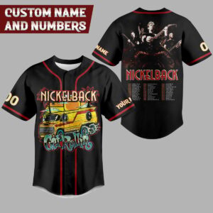 Nickelback Get Rollin Baseball Jersey For Men Women And Kids Gift for Fans