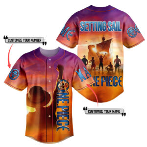 One Piece Baseball Jersey For Men Women And Kids Gift for Fans
