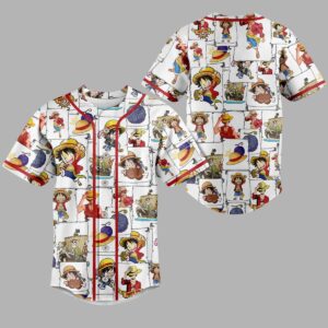 One Piece Baseball Jersey For Men Women And Kids Gift for Fans