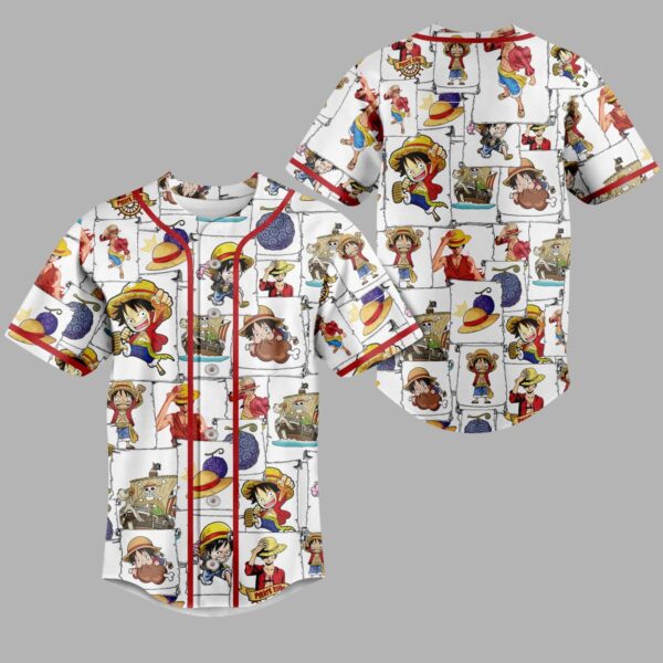 One Piece Baseball Jersey For Men Women And Kids Gift for Fans