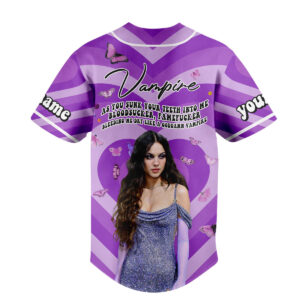 Stylish Olivia Rodrigo Baseball Jersey for Men Women & Kids – Perfect Blend of Fashion & Comfort 1