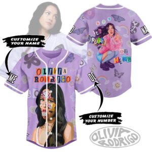 Get the Trendy Olivia Rodrigo Baseball Jersey for All Ages: Men Women and Kids
