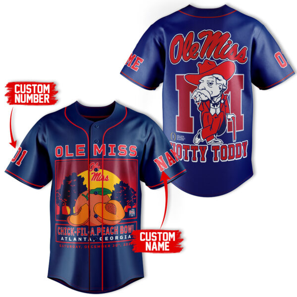 Ole Miss Rebels Baseball Jersey For Men Women And Kids Gift for Fans