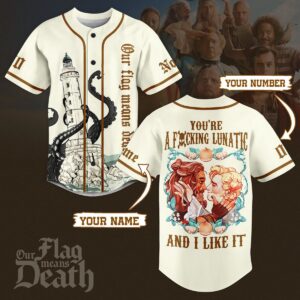 Our Flag Means Death Baseball Jersey For Men Women And Kids Gift for Fans