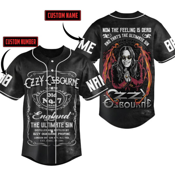 Ozzy Osbourne Baseball Jersey For Men Women And Kids Gift for Fans