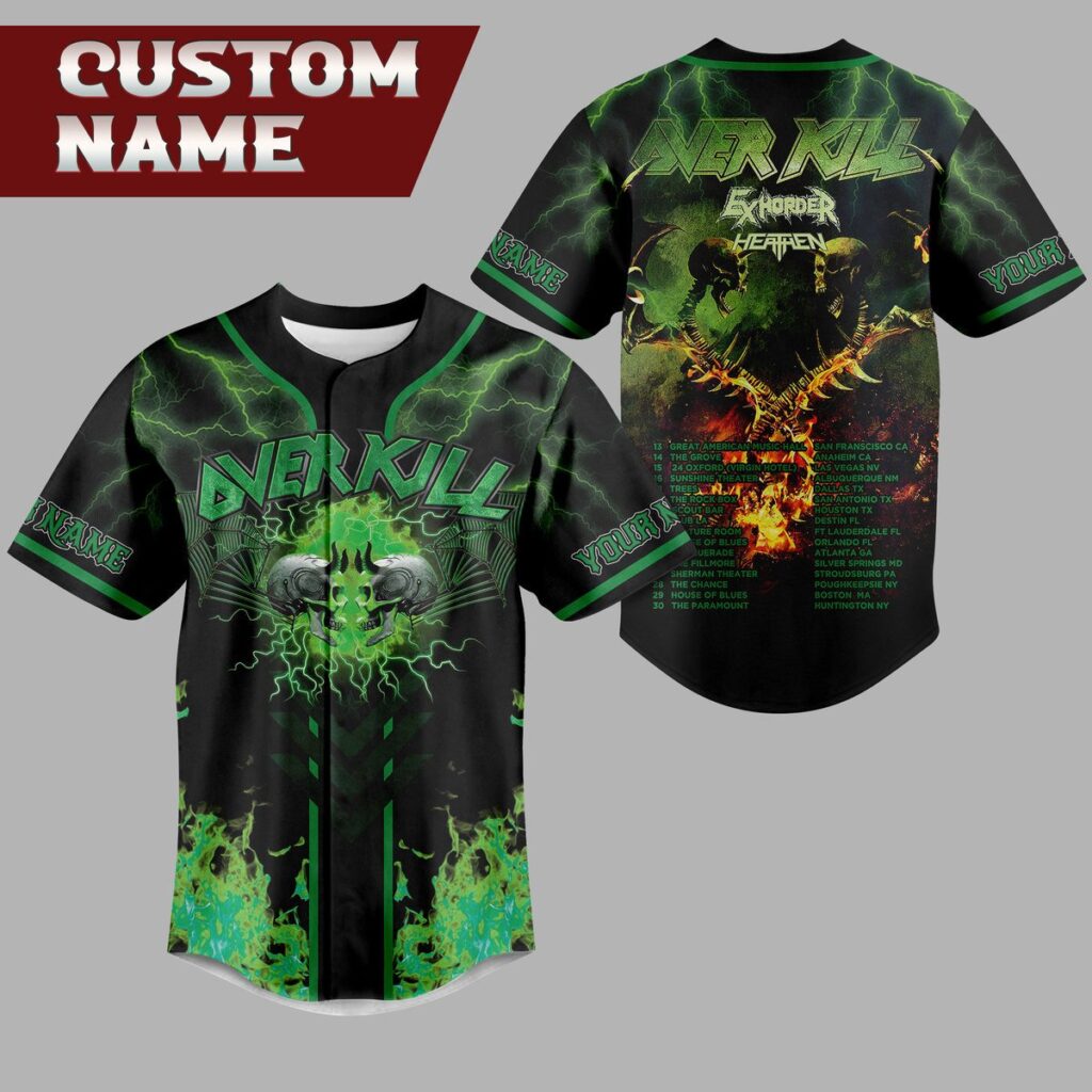 Overkill Baseball Jersey For Men Women And Kids Gift for Fans Overkill Baseball Jersey For Men Women And Kids Gift for Fans