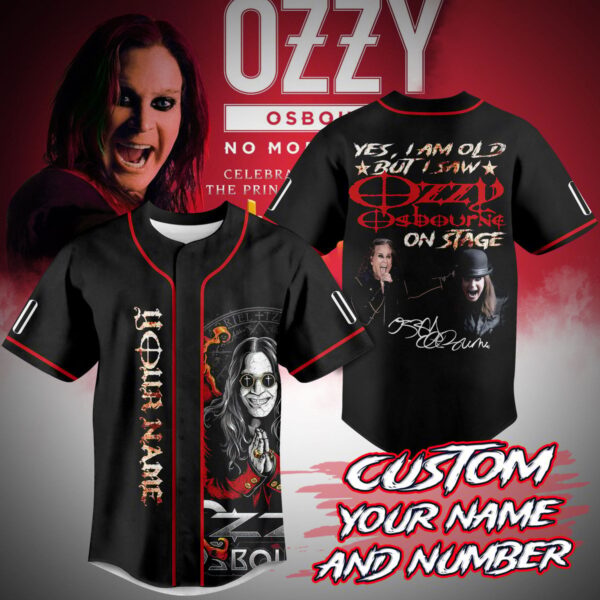 Ozzy Osbourne Baseball Jersey For Men Women And Kids Gift for Fans