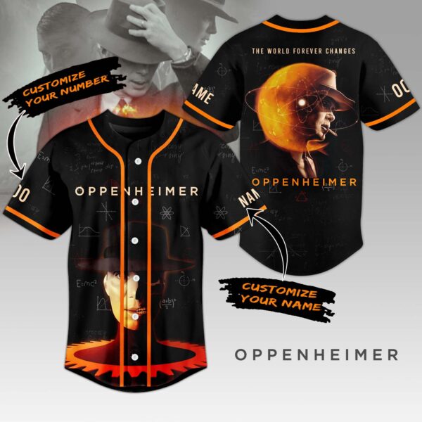 Oppenheimer Baseball Jersey For Men Women And Kids Gift for Fans