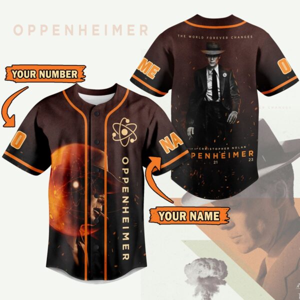 Oppenheimer Baseball Jersey For Men Women And Kids Gift for Fans