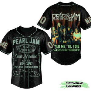 Pearl Jam Baseball Jersey For Men Women And Kids Gift for Fans