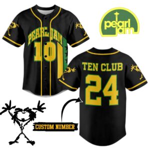 Pearl Jam Baseball Jersey For Men Women And Kids Gift for Fans