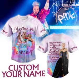 Pink Summer Carnival Baseball Jersey For Men Women And Kids Gift for Fans