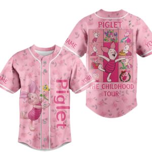 Piglet Baseball Jersey For Men Women And Kids Gift for Fans