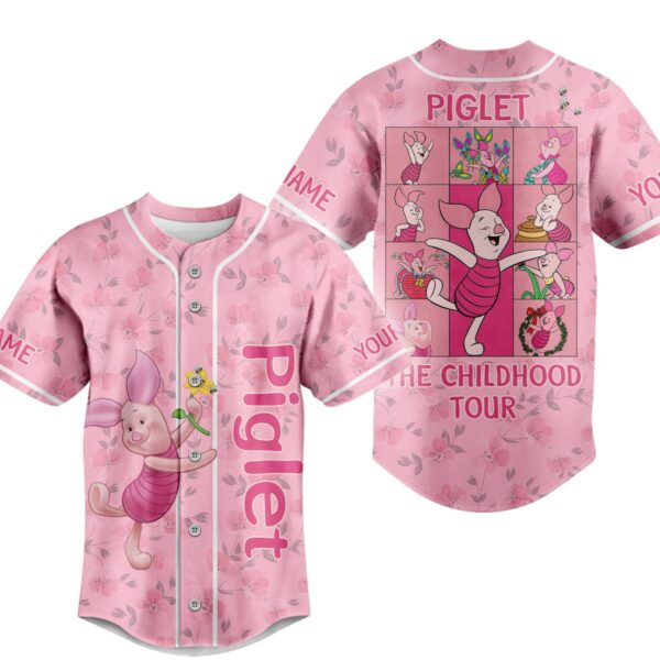 Piglet Baseball Jersey For Men Women And Kids Gift for Fans