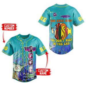 Phish Toss Away Stuff Baseball Jersey For Men Women And Kids Gift for Fans