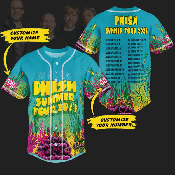 Phish Summer Tour Gift for Fans Baseball Jersey For Men Women And Kids Gift for Fans