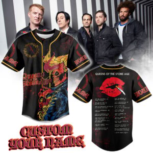 Queens of the Stone Age Baseball Jersey For Men Women And Kids Gift for Fans