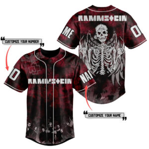 Rammstein Baseball Jersey For Men Women And Kids Gift for Fans