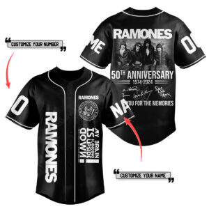 Ramones Baseball Jersey For Men Women And Kids Gift for Fans
