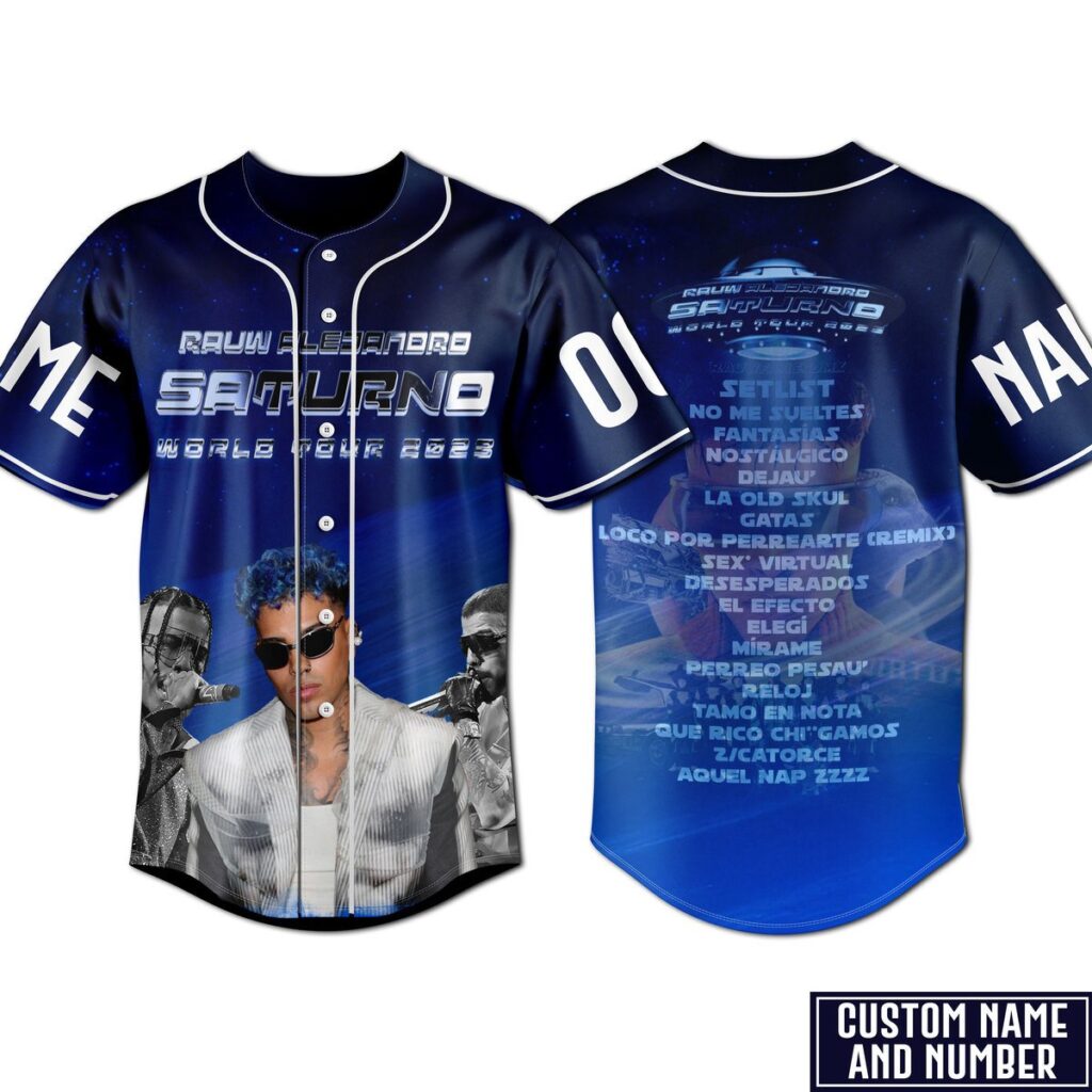 Rauw Alejandro Baseball Jersey For Men Women And Kids Gift for Fans Rauw Alejandro Baseball Jersey For Men Women And Kids Gift for Fans