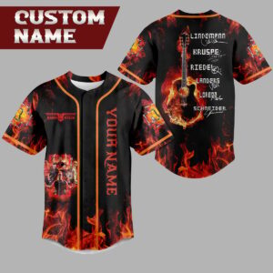 Rammstein Baseball Jersey For Men Women And Kids Gift for Fans