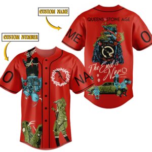 Queens Of The Stone Age Baseball Jersey For Men Women And Kids Gift for Fans