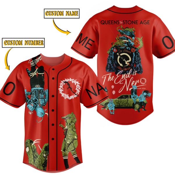 Queens Of The Stone Age Baseball Jersey For Men Women And Kids Gift for Fans