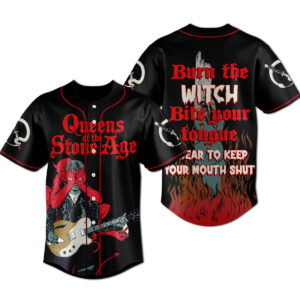 Queens Of The Stone Age Baseball Jersey For Men Women And Kids Gift for Fans