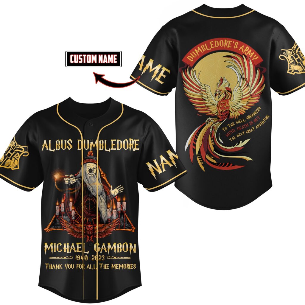 Professor Albus Dumbledore Baseball Jersey For Men Women And Kids Gift for Fans Professor Albus Dumbledore Baseball Jersey For Men Women And Kids Gift for Fans