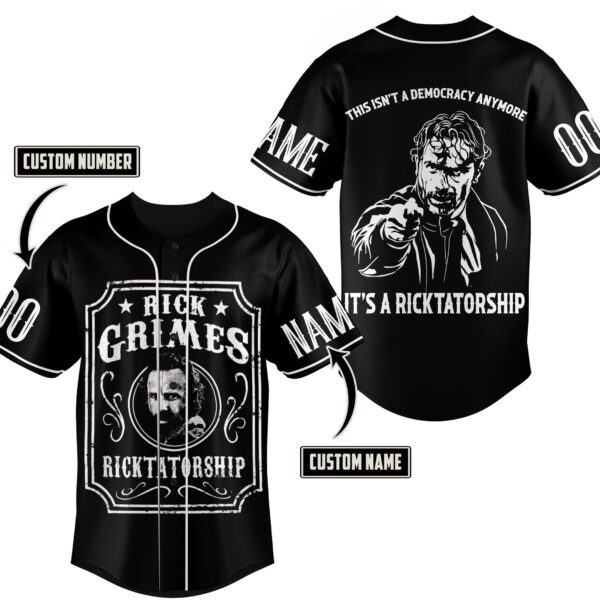Rick Grimes Baseball Jersey For Men Women And Kids Gift for Fans