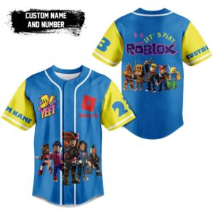 Roblox Baseball Jersey For Men Women And Kids Gift for Fans