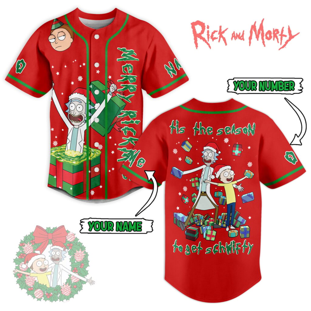 Rick and Morty Baseball Jersey For Men Women And Kids Gift for Fans Rick and Morty Baseball Jersey For Men Women And Kids Gift for Fans