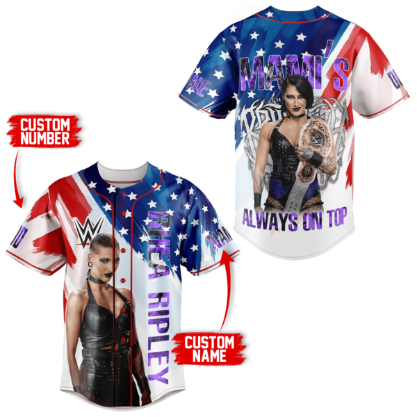 Rhea Ripley Baseball Jersey For Men Women And Kids Gift for Fans