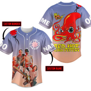 Red Hot Chili Peppers Baseball Jersey For Men Women And Kids Gift for Fans