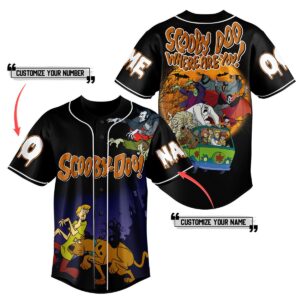 Scooby Doo Baseball Jersey For Men Women And Kids Gift for Fans