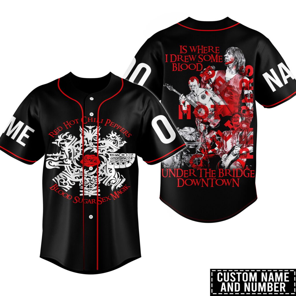 Red Hot Chili Peppers Baseball Jersey For Men Women And Kids Gift for Fans Red Hot Chili Peppers Baseball Jersey For Men Women And Kids Gift for Fans