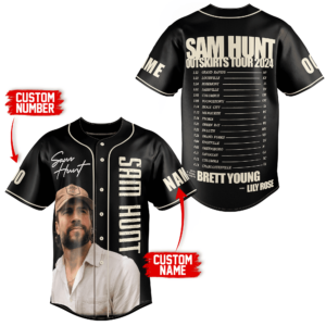 Sam Hunt Outskirts Tour Gift for Fans Baseball Jersey For Men Women And Kids Gift for Fans
